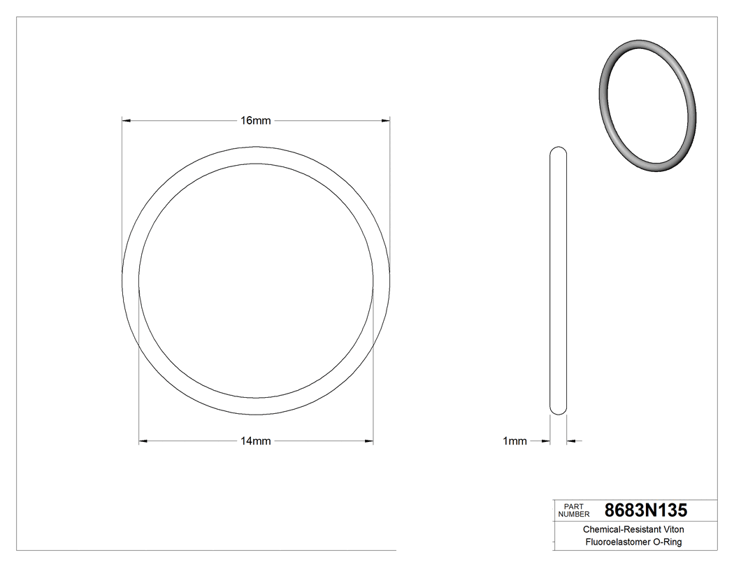 Technical drawing - 8683N135